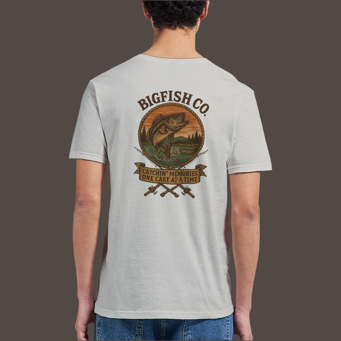 Unisex Crewneck T-shirt | Hook' em,  Reel' em !