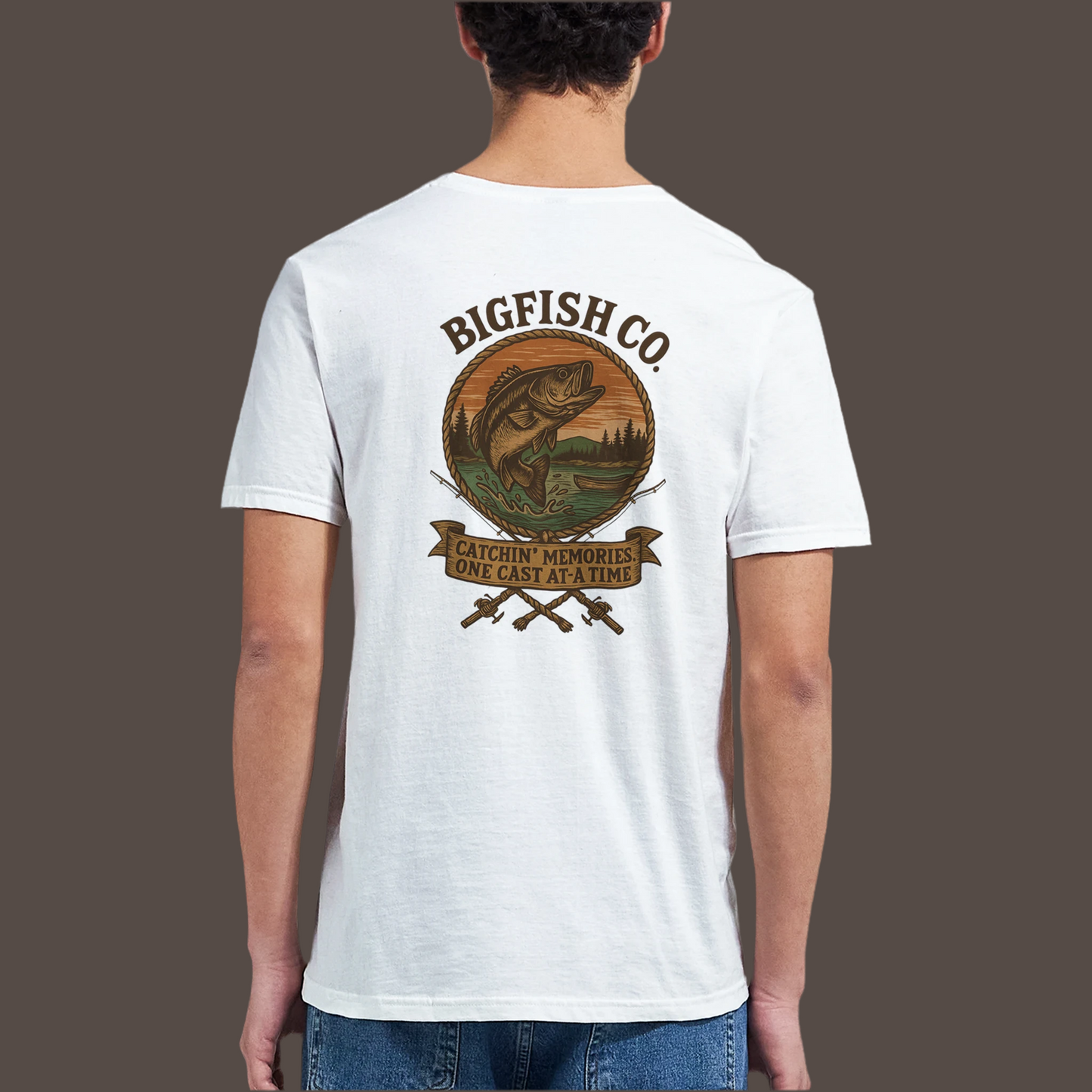 Unisex Crewneck T-shirt | Hook' em,  Reel' em !